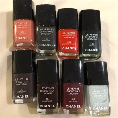 chanel famous nail polish|discontinued Chanel nail polish colors.